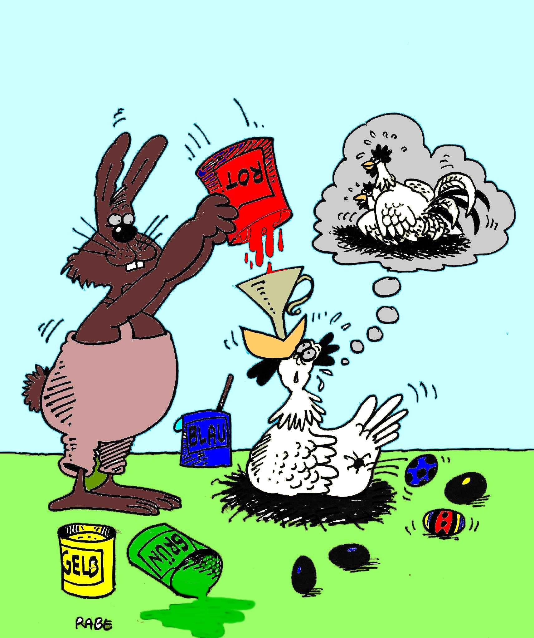 Cartoon Ostern_bunt_2 Cartoon Ostern_bunt_2